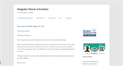 Desktop Screenshot of ebook-schreiben.net