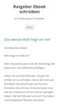 Mobile Screenshot of ebook-schreiben.net
